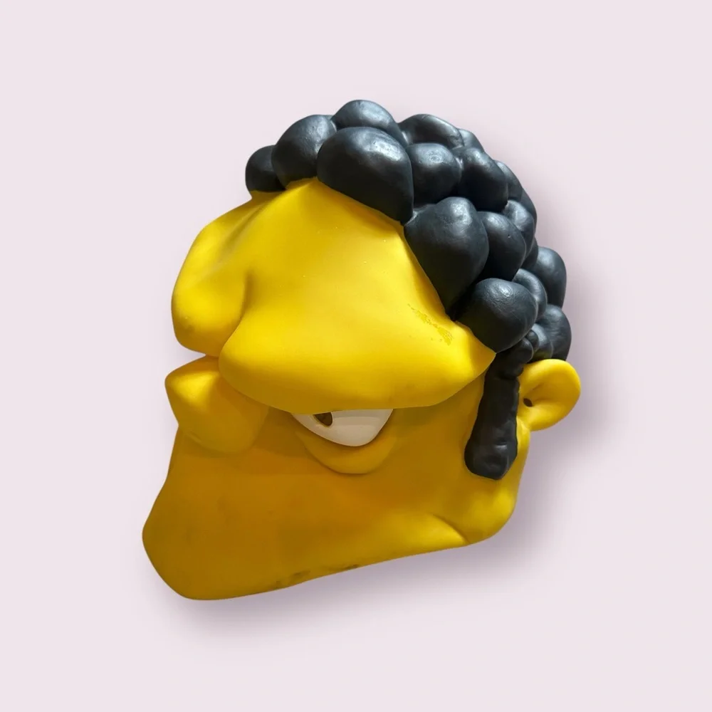 Disguise 2003 The Simpsons Moe The Bartender Vinyl Mask Costume